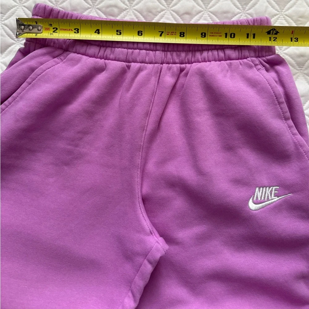 Nike Sportswear Club Fleece Big Kids Joggers Sweatpants Pink Lt Magenta Size M - Picture 9 of 10